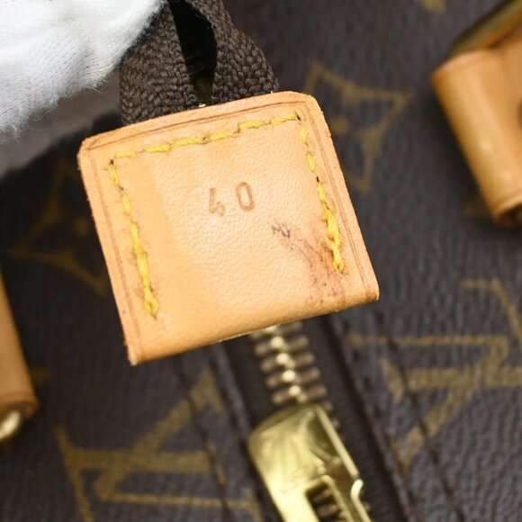 LOUIS VUITTON Travel Hand Cruiser Bag 40 Monogram Leather Brown M41139 75KB281 - Picture 10 of 16